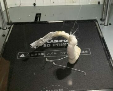 失敗した3Dプリンタ出力品